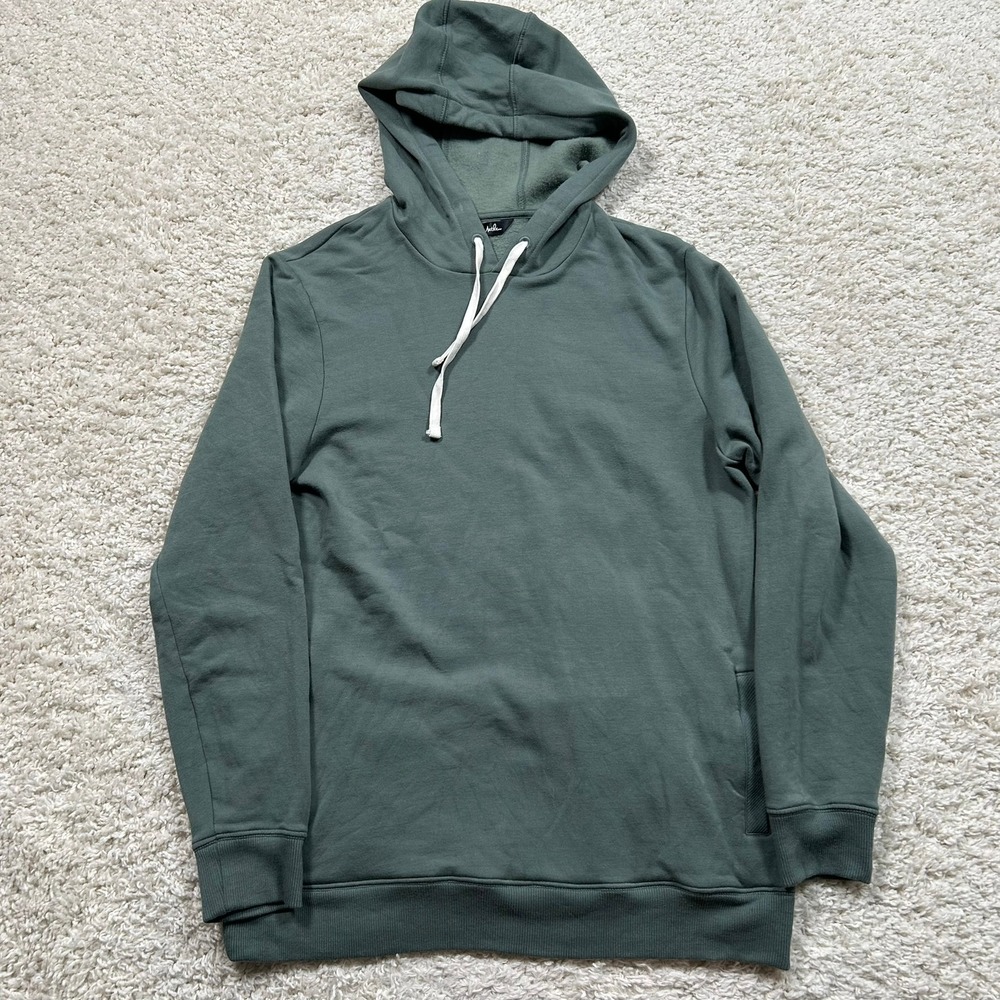 Travis Mathew Coastal Cloud Hoodie Large Green Long Sleeve Pullover 1MU475